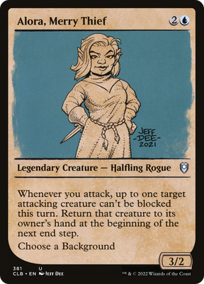 Magic: The Gathering - Alora, Merry Thief - Commander Legends: Battle for Baldur's Gate