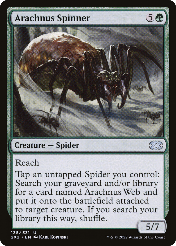 Magic: The Gathering - Arachnus Spinner - Double Masters 2022