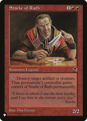 Magic: The Gathering - Starke of Rath - The List