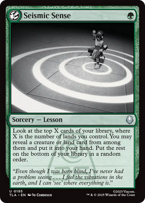 Magic: The Gathering - Seismic Sense Foil - Avatar: The Last Airbender