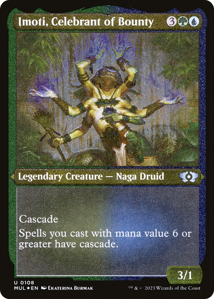 Magic: The Gathering - Imoti, Celebrant of Bounty Foil - Multiverse Legends