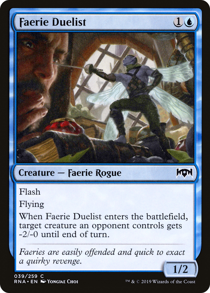 Magic: The Gathering - Faerie Duelist Foil - Ravnica Allegiance