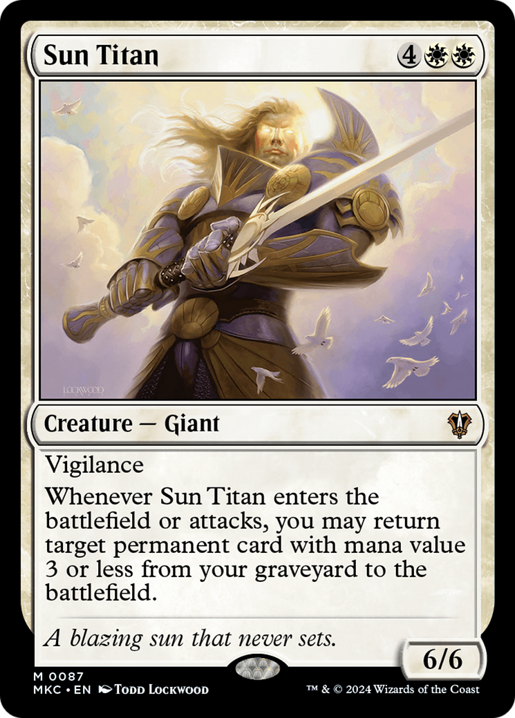 Magic: The Gathering - Sun Titan - Murders at Karlov Manor Commander