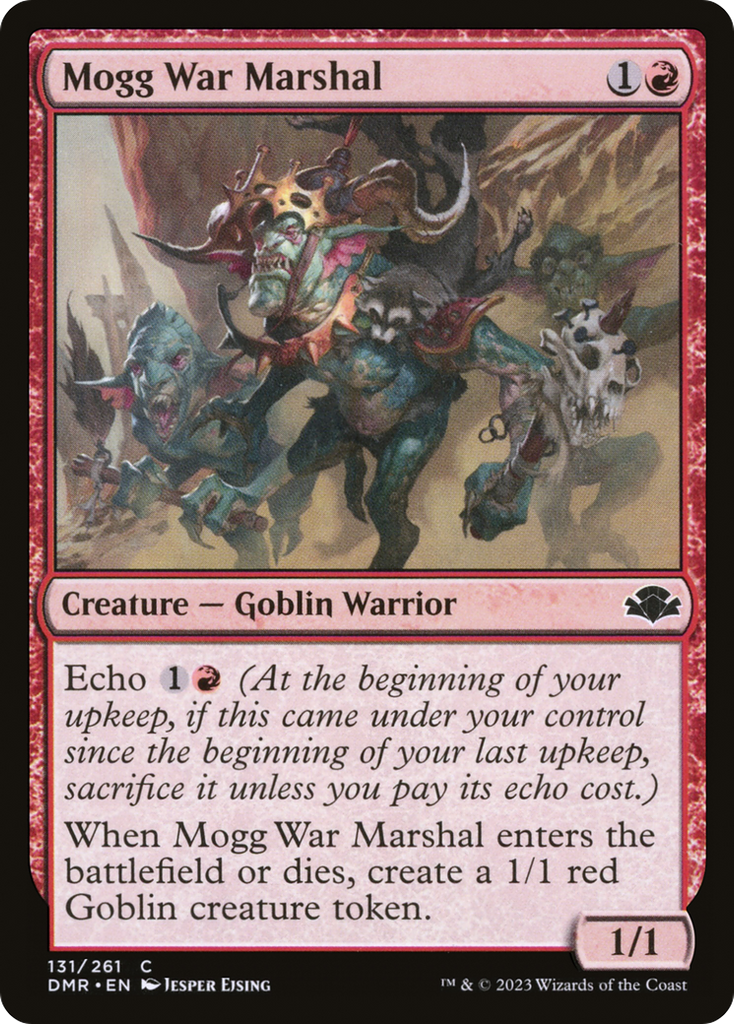 Magic: The Gathering - Mogg War Marshal Foil - Dominaria Remastered