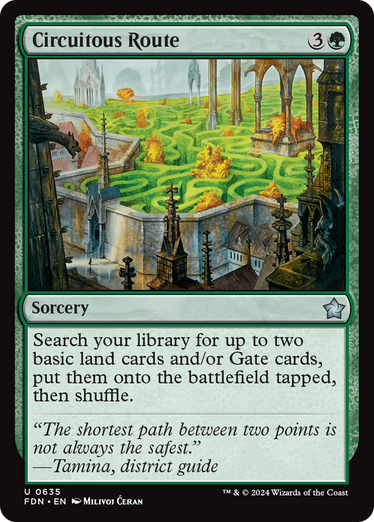 Magic: The Gathering - Circuitous Route - Foundations