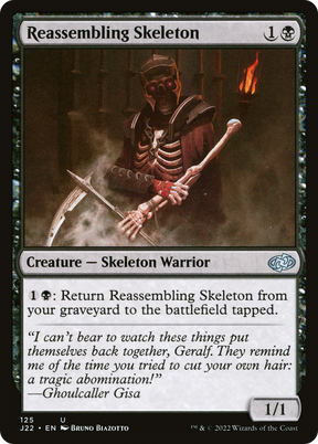 Magic: The Gathering - Reassembling Skeleton - Jumpstart 2022