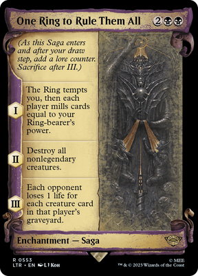 Magic: The Gathering - One Ring to Rule Them All - The Lord of the Rings: Tales of Middle-earth