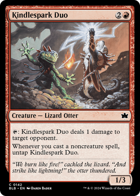 Magic: The Gathering - Kindlespark Duo Foil - Bloomburrow