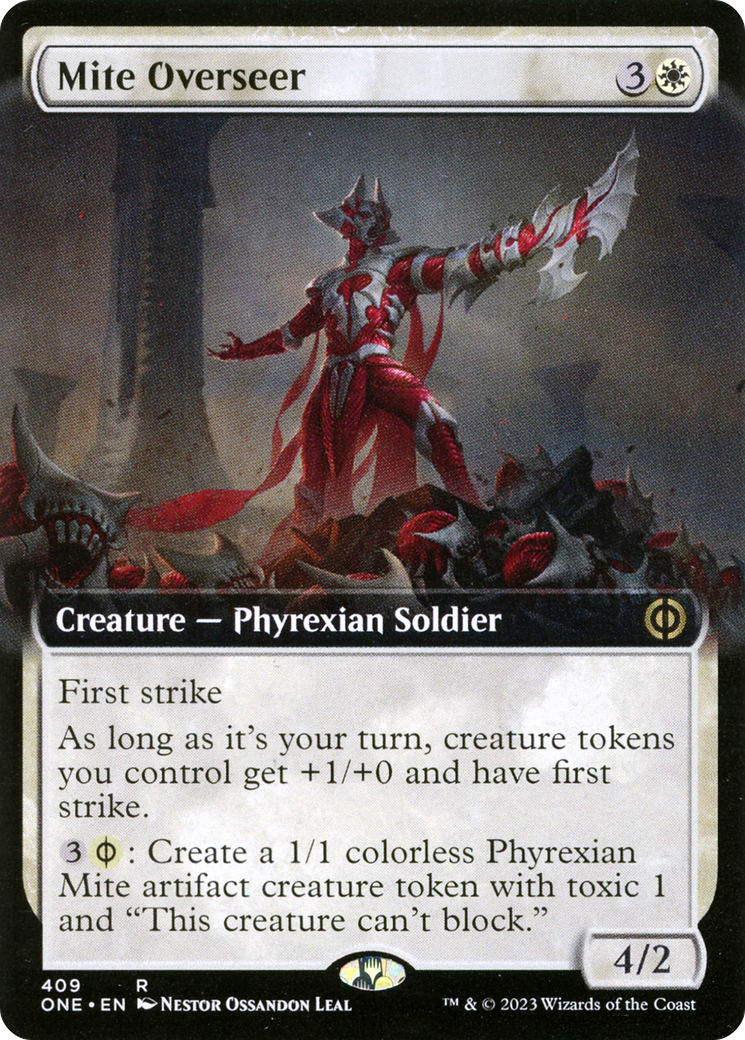 Magic: The Gathering - Mite Overseer Foil - Phyrexia: All Will Be One