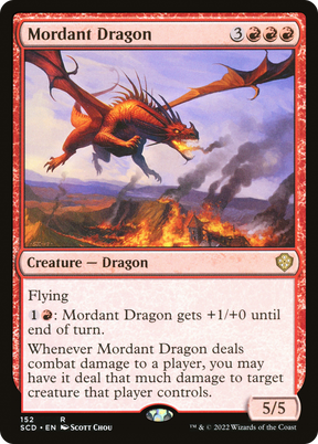 Magic: The Gathering - Mordant Dragon - Starter Commander Decks