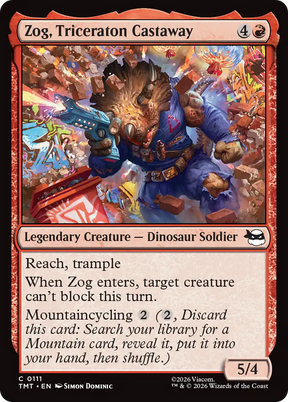 Magic: The Gathering - Zog, Triceraton Castaway - Teenage Mutant Ninja Turtles