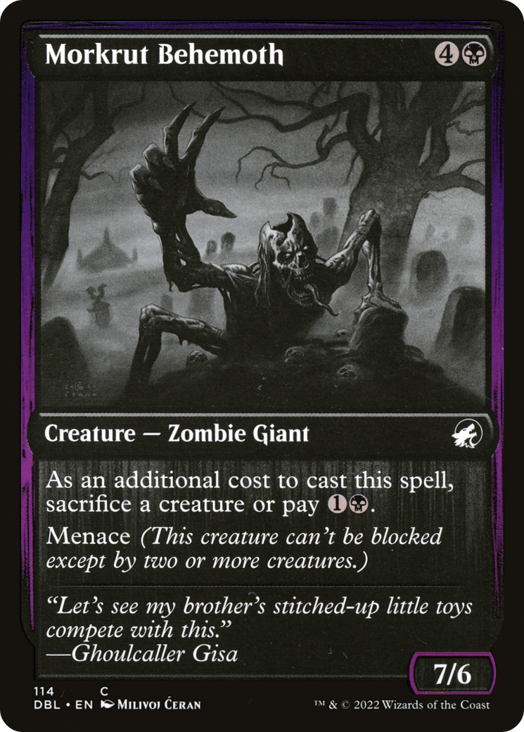 Magic: The Gathering - Morkrut Behemoth - Innistrad: Double Feature