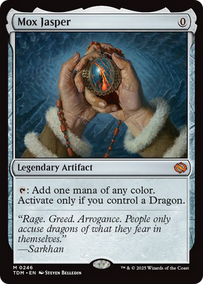 Magic: The Gathering - Mox Jasper Foil - Tarkir: Dragonstorm