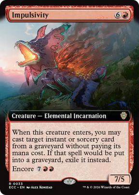 Magic: The Gathering - Impulsivity - Lorwyn Eclipsed Commander