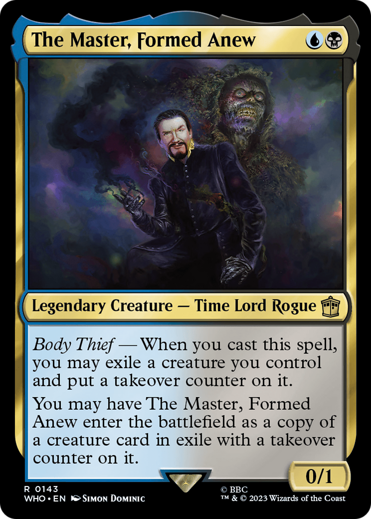 Magic: The Gathering - The Master, Formed Anew - Doctor Who