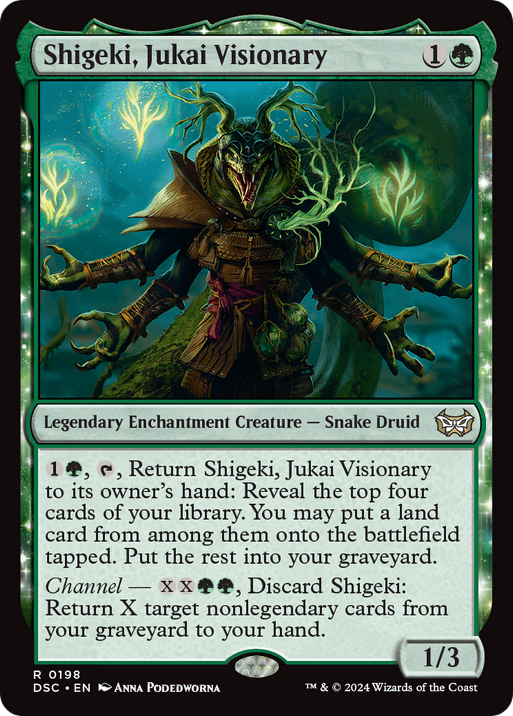 Magic: The Gathering - Shigeki, Jukai Visionary - Duskmourn: House of Horror Commander