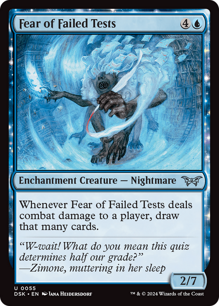 Magic: The Gathering - Fear of Failed Tests - Duskmourn: House of Horror