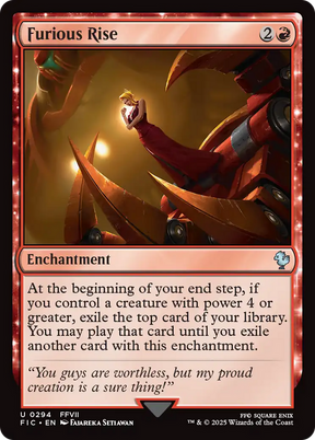 Magic: The Gathering - Furious Rise - Final Fantasy Commander