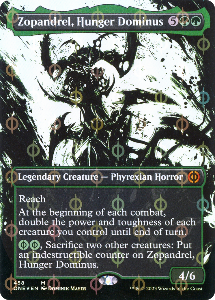 Magic: The Gathering - Zopandrel, Hunger Dominus Foil - Phyrexia: All Will Be One