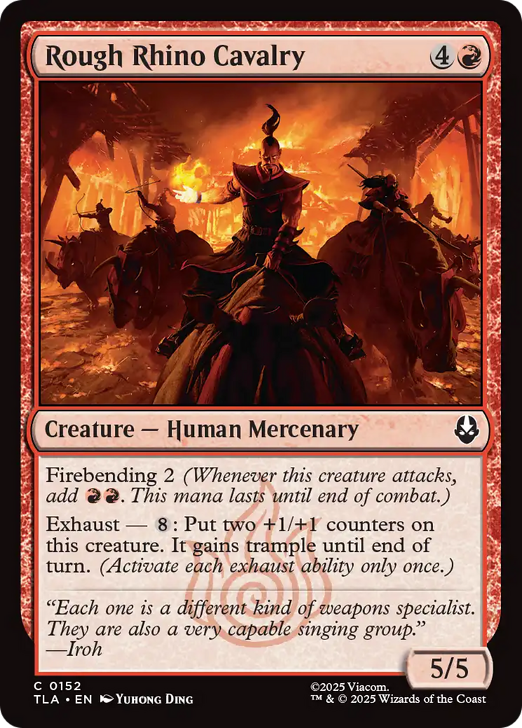 Magic: The Gathering - Rough Rhino Cavalry - Avatar: The Last Airbender