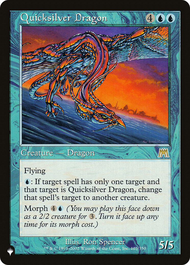Magic: The Gathering - Quicksilver Dragon - The List