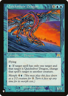 Magic: The Gathering - Quicksilver Dragon - The List