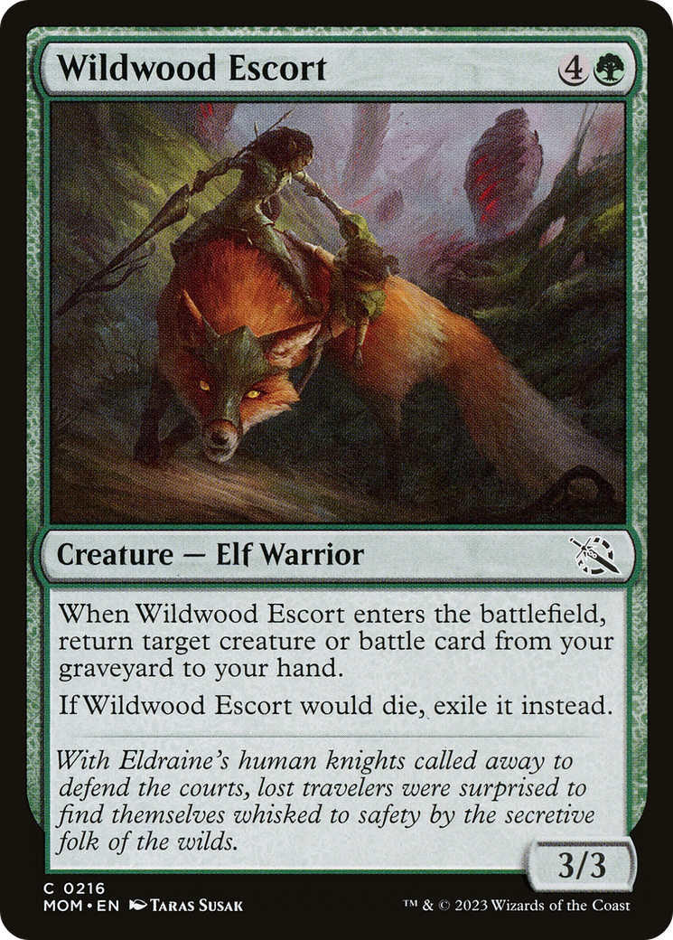Magic: The Gathering - Wildwood Escort - March of the Machine