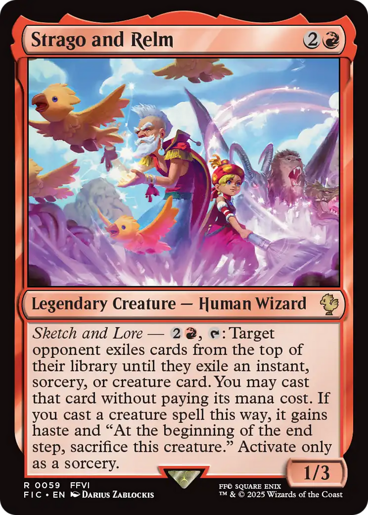 Magic: The Gathering - Strago and Relm - Final Fantasy Commander