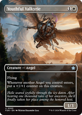 Magic: The Gathering - Youthful Valkyrie - Foundations