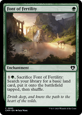 Magic: The Gathering - Font of Fertility - Commander Masters