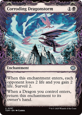 Magic: The Gathering - Corroding Dragonstorm Foil - Tarkir: Dragonstorm