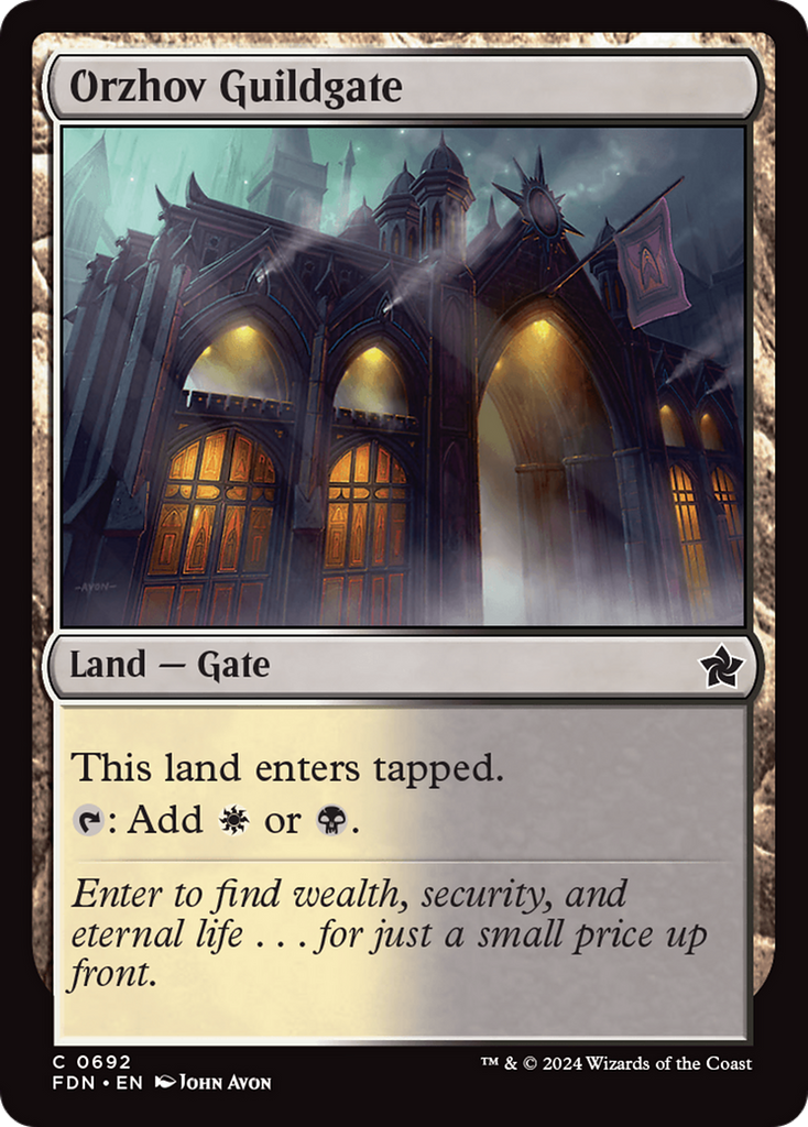 Magic: The Gathering - Orzhov Guildgate - Foundations