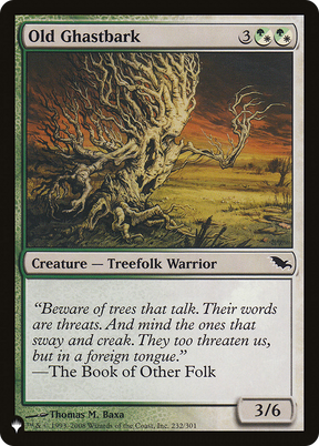 Magic: The Gathering - Old Ghastbark - The List