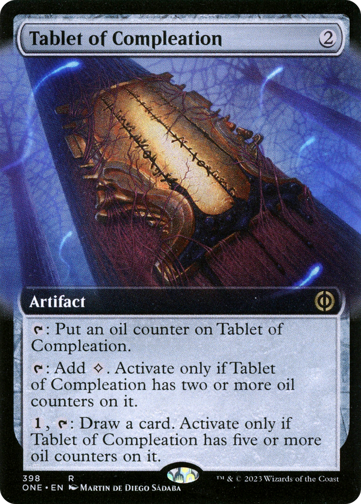 Magic: The Gathering - Tablet of Compleation Foil - Phyrexia: All Will Be One