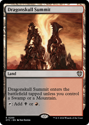 Magic: The Gathering - Dragonskull Summit - Outlaws of Thunder Junction Commander