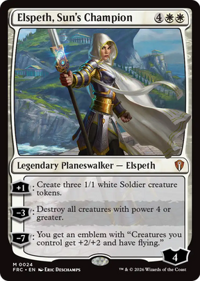 Magic: The Gathering - Elspeth, Sun's Champion - Reality Fracture Commander