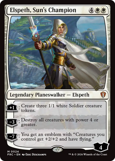 Magic: The Gathering - Elspeth, Sun's Champion - Reality Fracture Commander