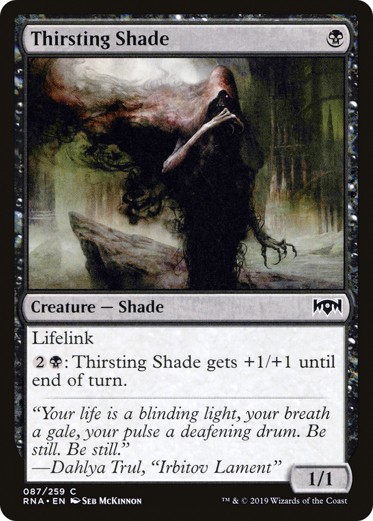 Magic: The Gathering - Thirsting Shade Foil - Ravnica Allegiance