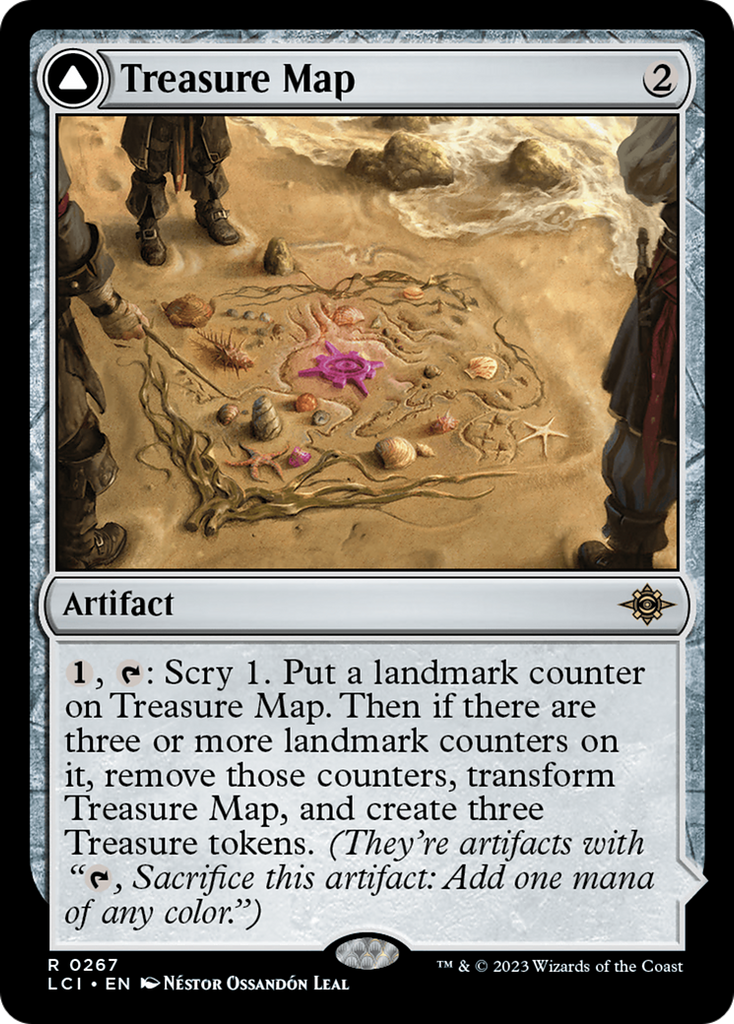 Magic: The Gathering - Treasure Map // Treasure Cove Foil - The Lost Caverns of Ixalan