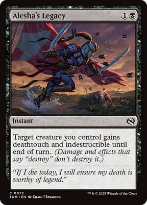 Magic: The Gathering - Alesha's Legacy Foil - Tarkir: Dragonstorm