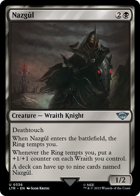 Magic: The Gathering - Nazgûl Foil - The Lord of the Rings: Tales of Middle-earth