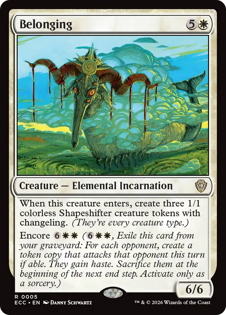Magic: The Gathering - Belonging - Lorwyn Eclipsed Commander