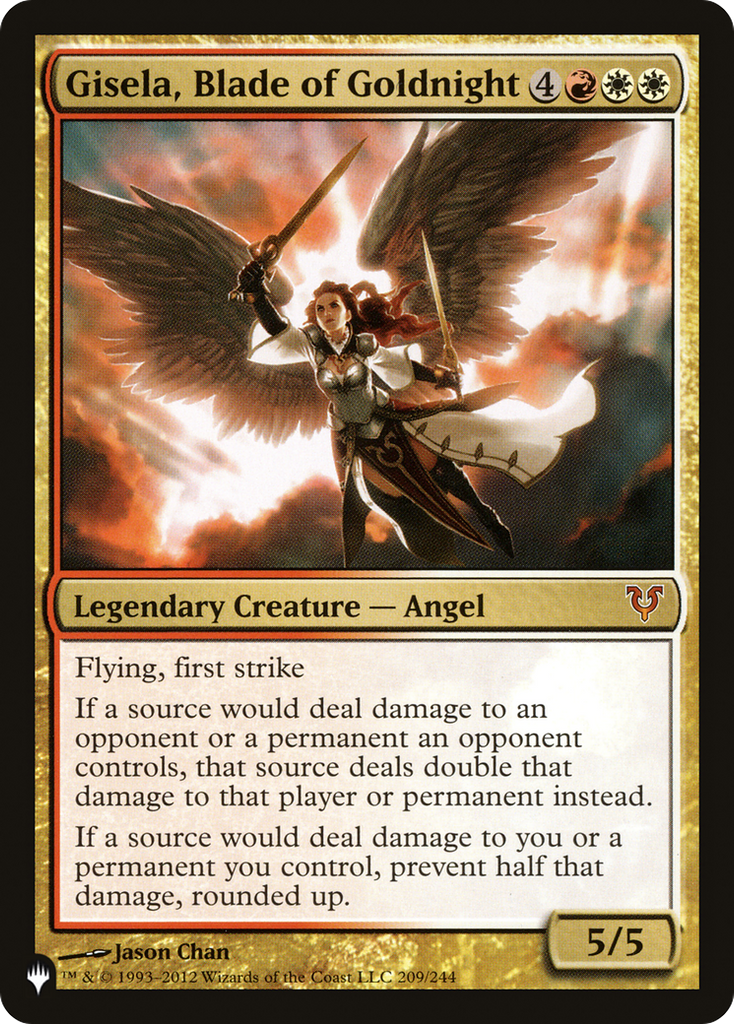 Magic: The Gathering - Gisela, Blade of Goldnight - The List