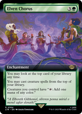 Magic: The Gathering - Elven Chorus - The Lord of the Rings: Tales of Middle-earth