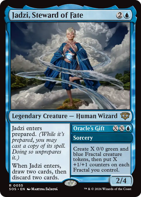 Magic: The Gathering - Jadzi, Steward of Fate // Oracle's Gift Foil - Secrets of Strixhaven