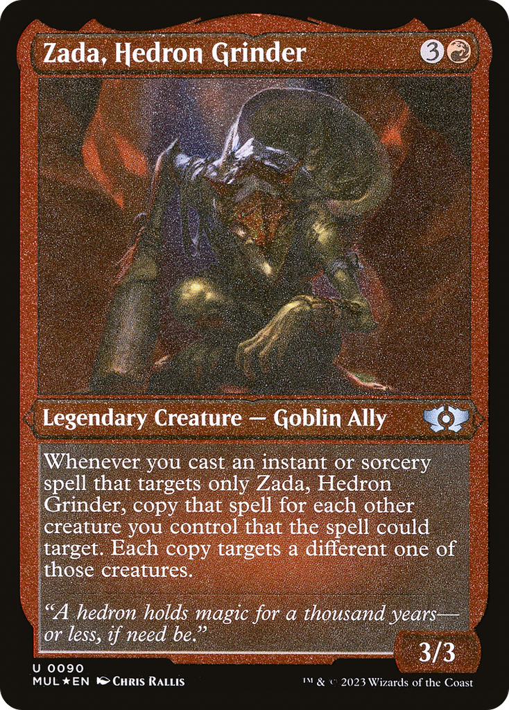 Magic: The Gathering - Zada, Hedron Grinder Foil - Multiverse Legends