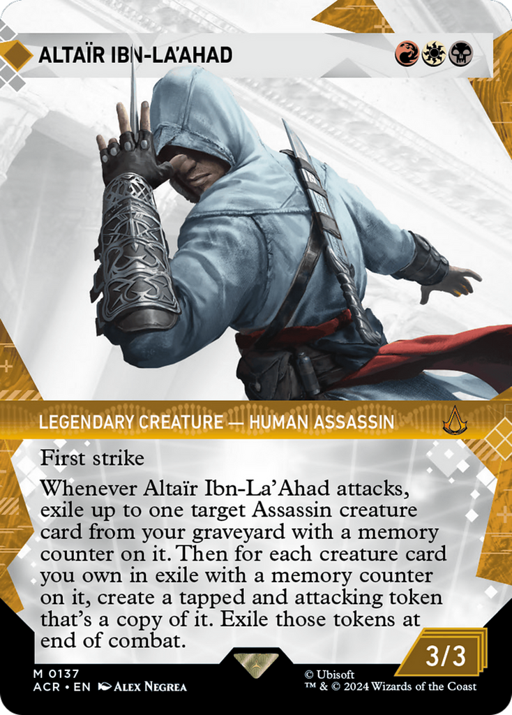 Magic: The Gathering - Altaïr Ibn-La'Ahad Foil - Assassin's Creed