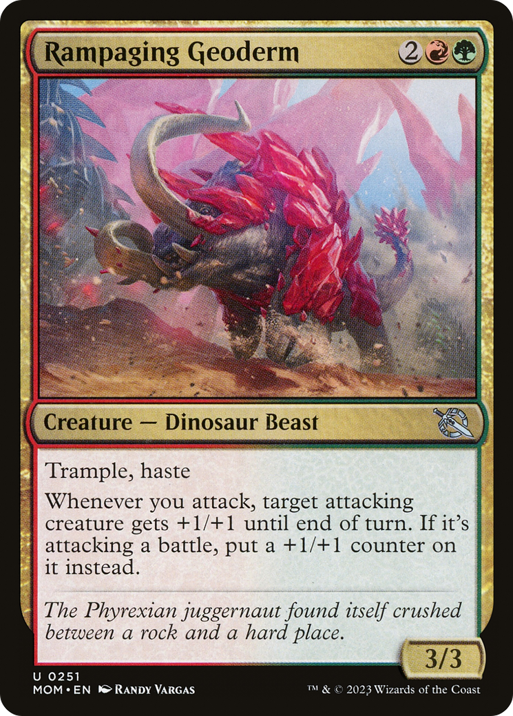 Magic: The Gathering - Rampaging Geoderm - March of the Machine