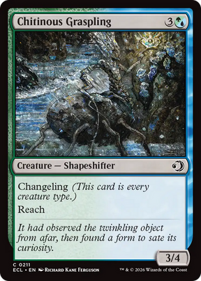 Magic: The Gathering - Chitinous Graspling Foil - Lorwyn Eclipsed