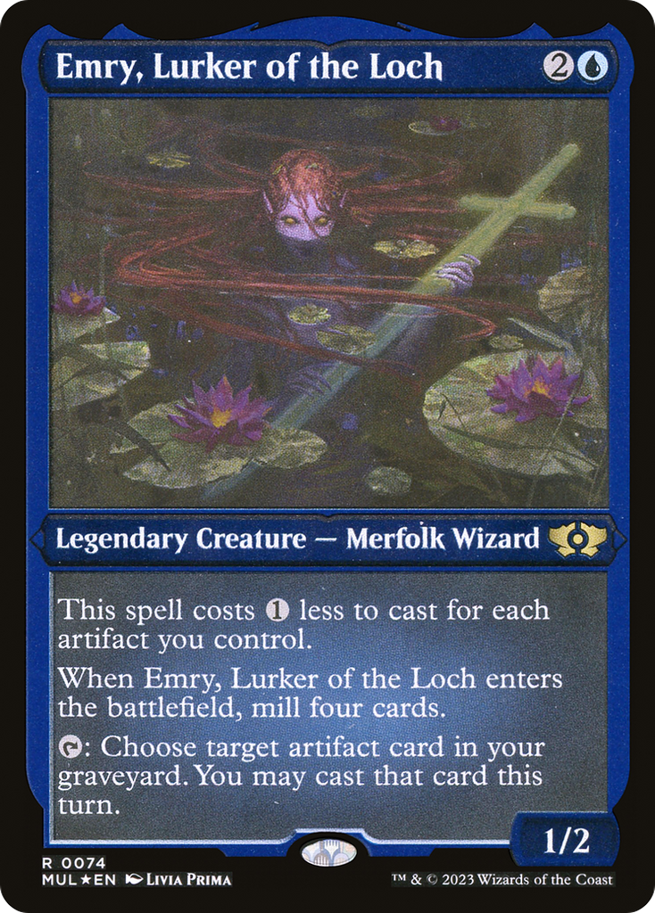 Magic: The Gathering - Emry, Lurker of the Loch Foil - Multiverse Legends